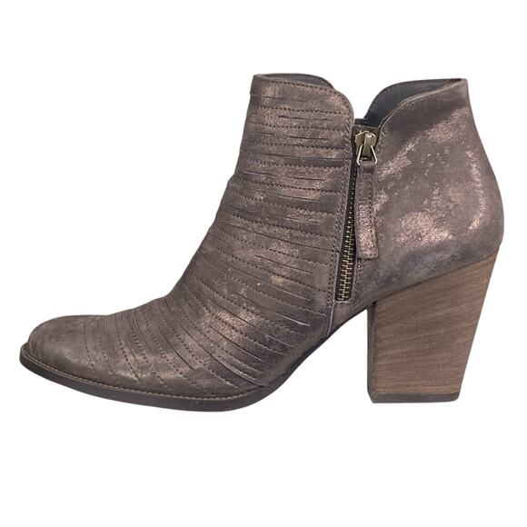 Paul Green Women's Malibu Brown Leather Side Zip Ankle Boot Size 7.5 US 10 - Picture 3 of 13